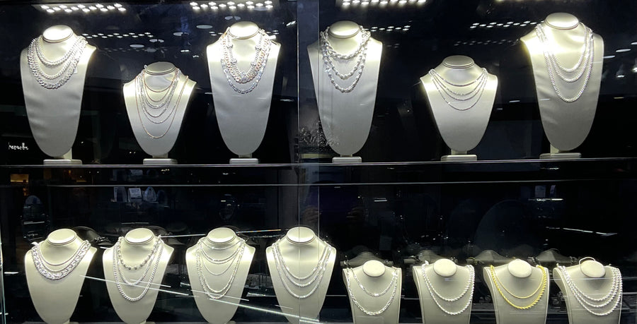 Diamond being tested in-store